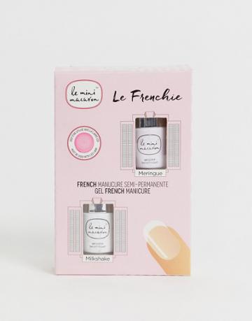 Le Mini Macaron Le Frenchie French Manicure Set Meringue And Milkshake-multi