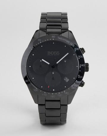 Boss 1513581 Talent Chronograph Ceramic Bracelet Watch In Black - Black