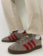Adidas Originals Long Stone Sneakers In Simple Brown
