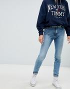 Tommy Jeans High Rise Skinny Jeans - Blue