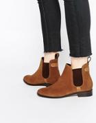 Carvela Turn Suede Chelsea Boots - Tan Suede