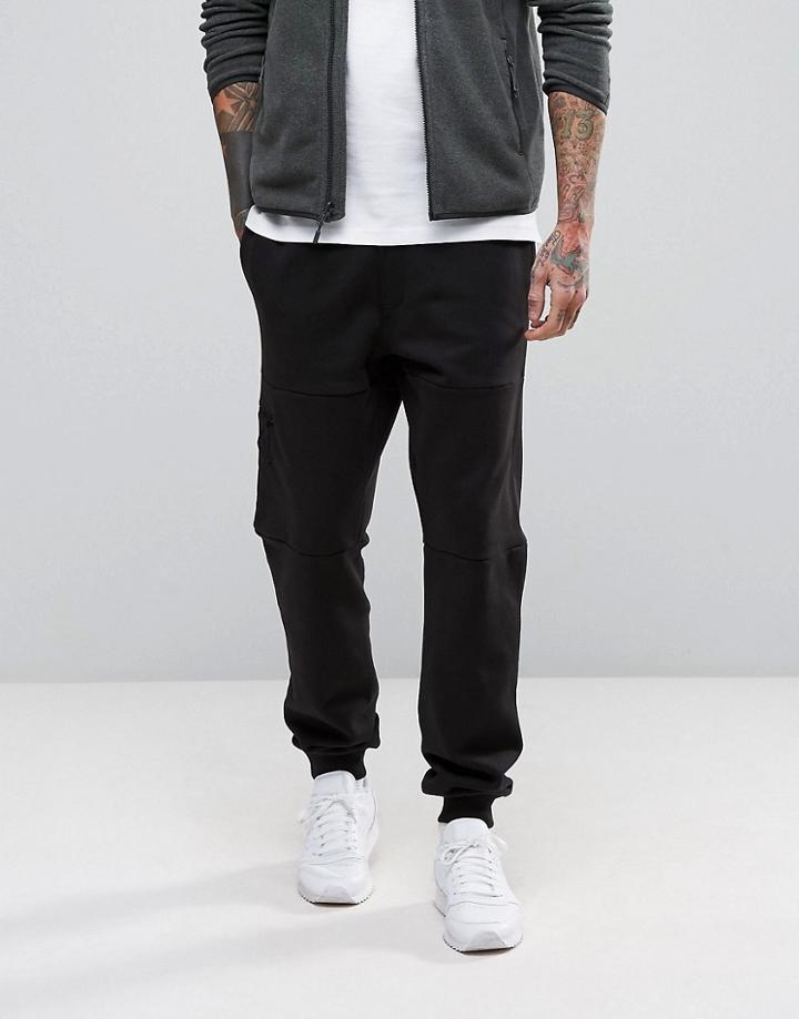 The North Face Z-pocket Sweat Pants In Black - Black