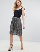 Love Lace Skirt - Black