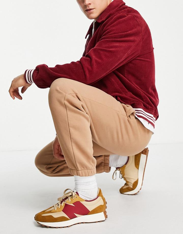 Topman Oversized Sweatpants In Stone - Part Of A Set-neutral