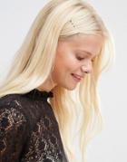 Orelia Mixed Charm Hair Slides - Gold