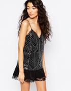 Vila Female Patterned Cami - Black