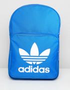 Adidas Originals Classic Backpack In Blue - Blue