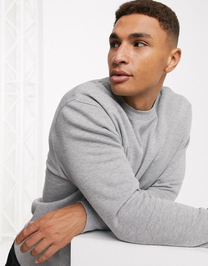 Topman Sweat In Gray-grey