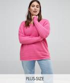 Junarose Ribbed Sweater-pink