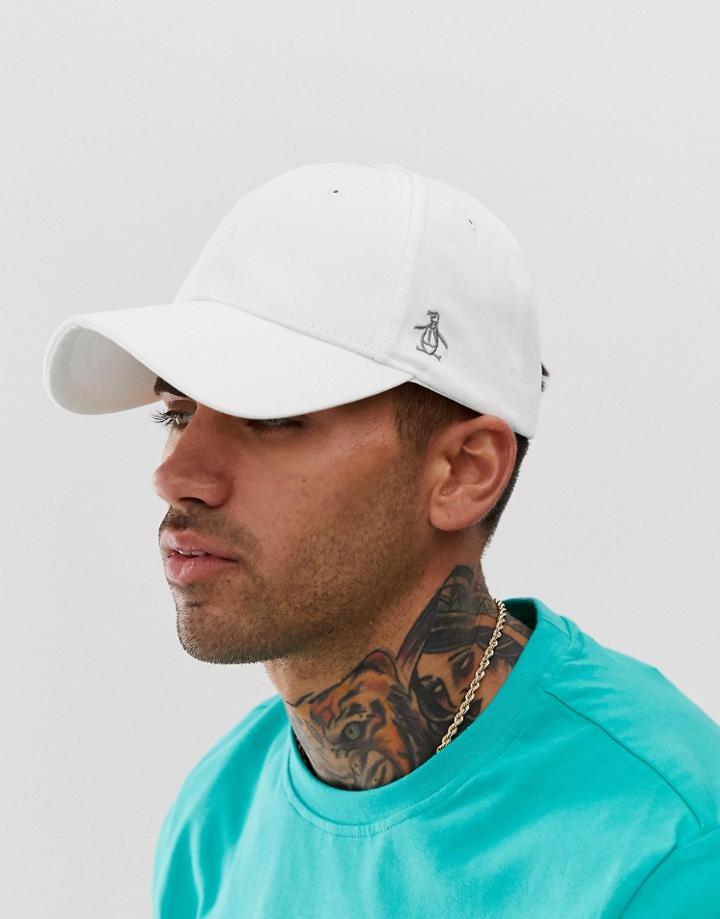Original Penguin Baseball Cap In White