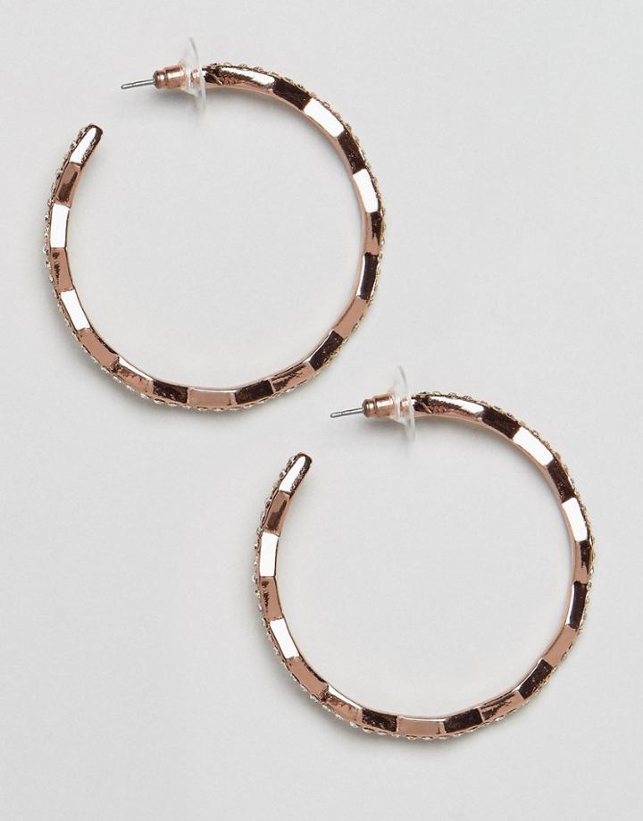 Coast Hoop Earrings - Pink
