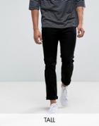 Cheap Monday Tall Sonic Slim Jeans Deep Black - Black