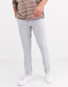 Asos Design Skinny Smart Pants In Ice Gray