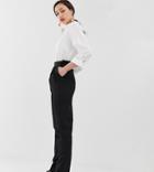 Asos Design Tall High Waist Tapered Pants-black