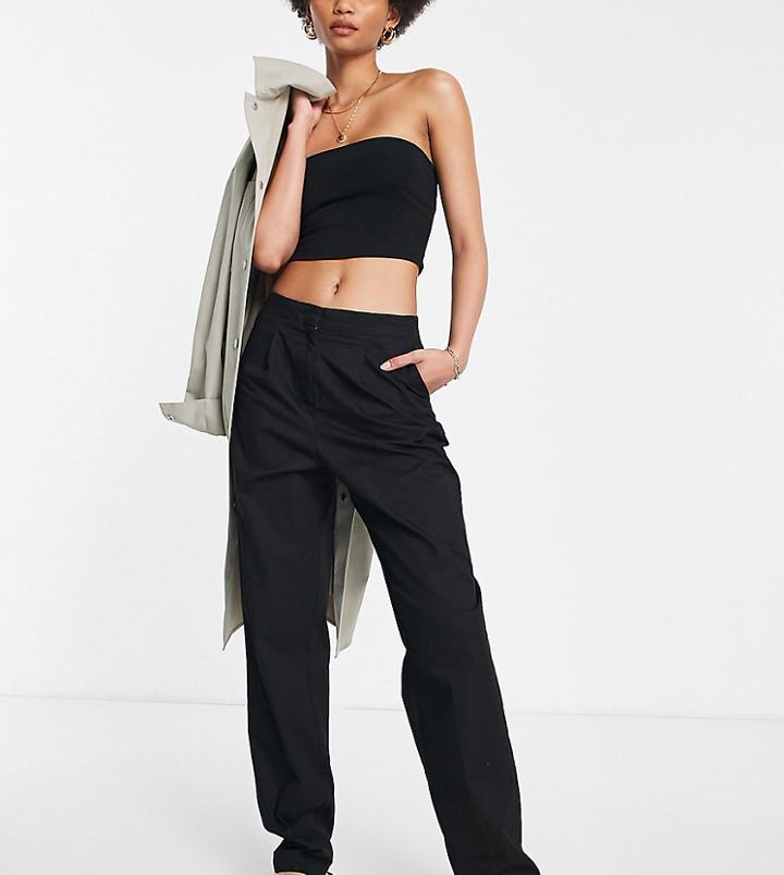 Vero Moda Tall Chino Pants In Black