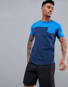 Dare 2b Color Block Gym T-shirt - Blue