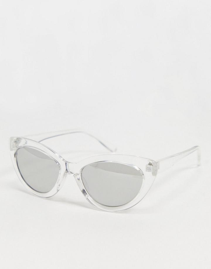 Aj Morgan My Melody Oversized Sunglasses In Clear-green