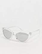 Aj Morgan My Melody Oversized Sunglasses In Clear-green