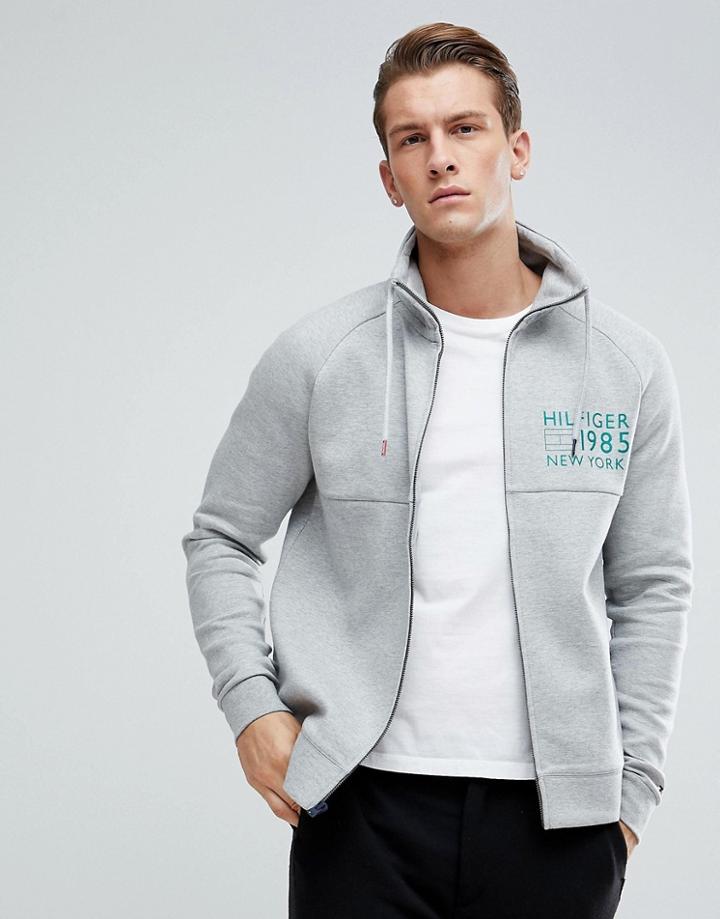 Tommy Hilfiger 1985 Zip Thru Sweat - Gray