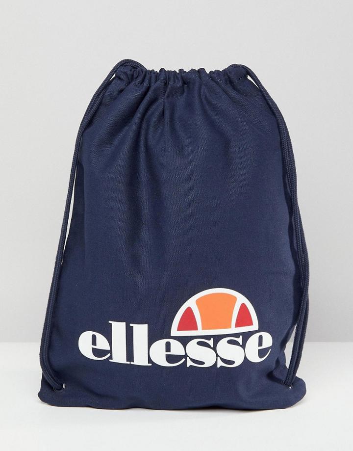 Ellesse Drawstring Bag In Navy - Navy