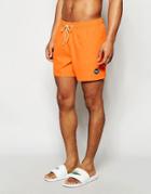 Hollister Plain Swim Shorts - Orange