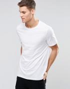 Asos T-shirt With Crew Neck In White - White