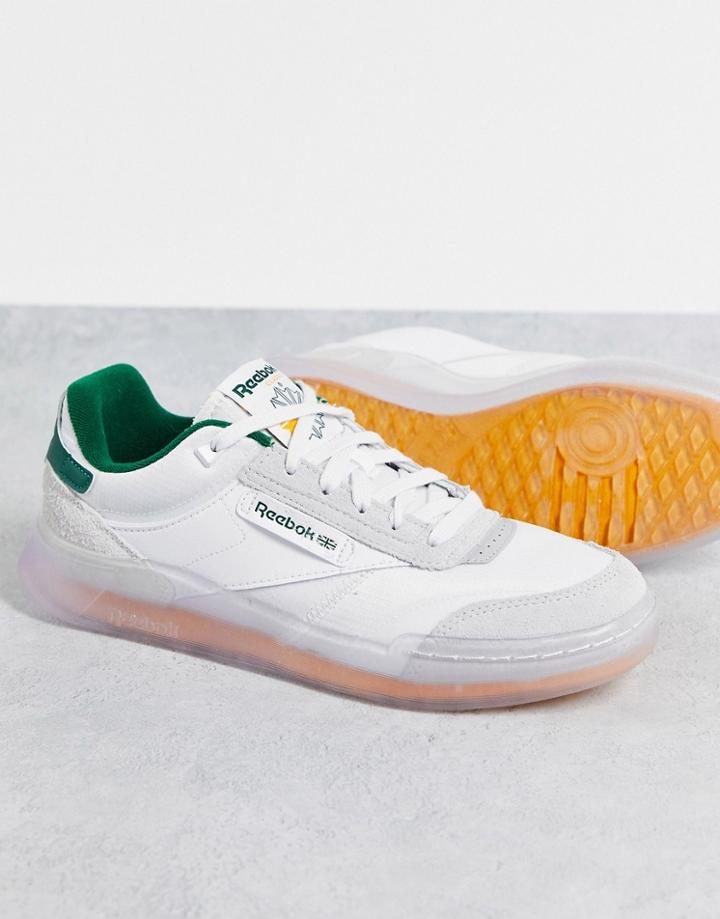 Reebok Club C Legacy Sneakers In White And Green