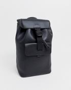 Fenton Clip Backpack In Black