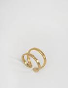 Made Hollow Cage Ring - Gold