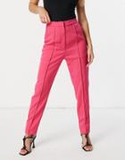 Rare London Set Tailored Pants In Pink