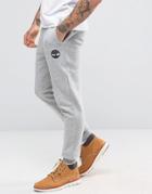 Timberland Slim Logo Cuffed Sweatpants In Gray - Gray