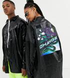 Collusion Unisex High Shine Shirt With Back Print