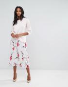 Y.a.s Joy Floral Print Skirt - Multi