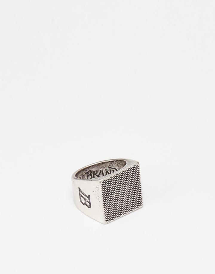 Icon Brand Luxury Model Ring - Silver