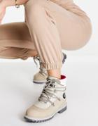 Tommy Hilfiger X Timberland Pro Hiker Lace Up Boots In Wheat Beige-neutral
