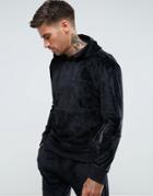 Another Influence Velour Overhead Hoodie - Black