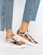 Truffle Metallic Sneaker - Copper