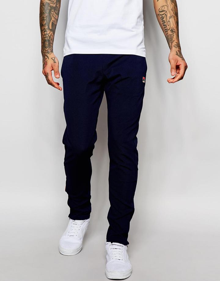 Fila Vintage Slim Joggers With Stripe Detail - Peacoat