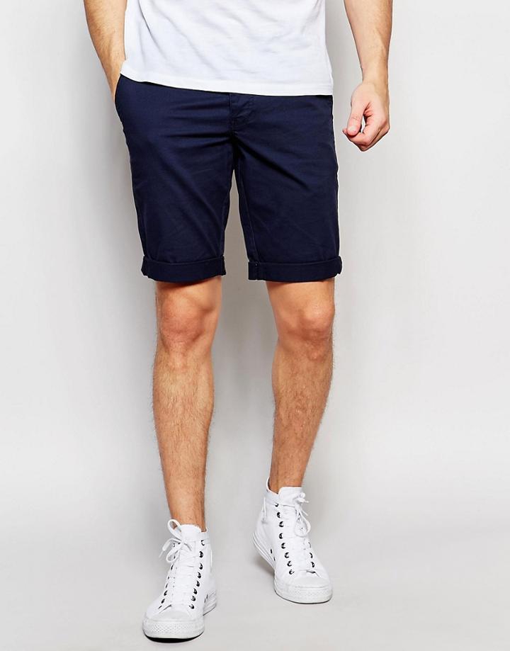 Minimum Chino Shorts In Navy - Navy