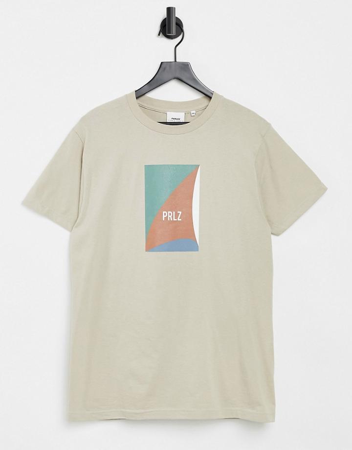 Parlez Marieholm Printed T-shirt In Sand-neutral