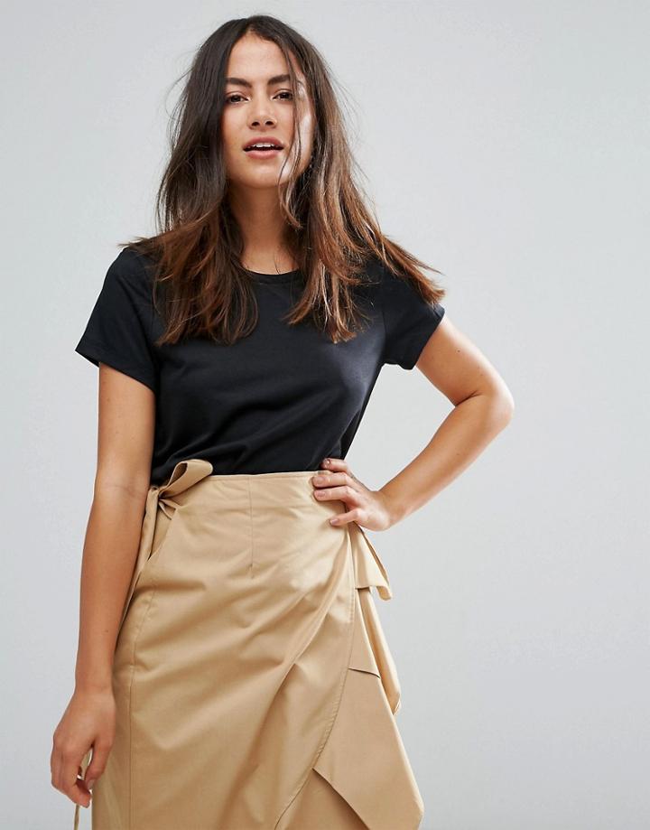 Y.a.s Hale Simple T-shirt - Black