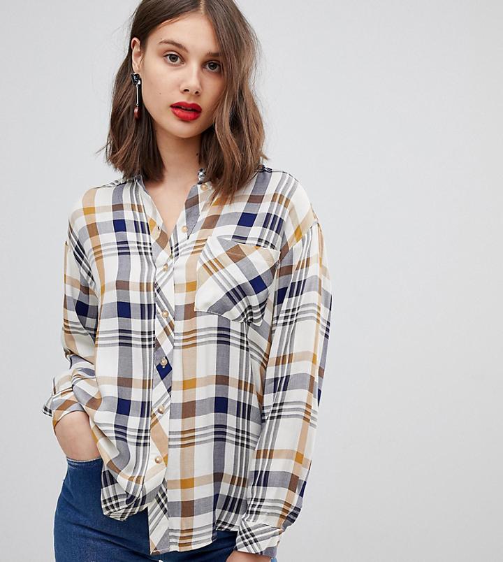 Warehouse Checked Shirt In Multi - Multi