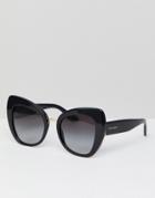 Dolce & Gabbana Cat Eye Sunglasses - Black