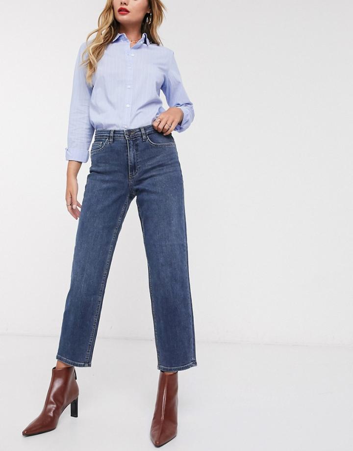 Ichi Kick Flare Jeans-blue