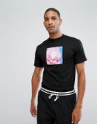 Primitive Skateboarding T-shirt With Rose Box Logo In Black - Black