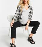 Cotton: On Maternity Overbump Stretch Mom Jean In Black