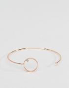 Asos Open Oval Cuff Bracelet - Copper
