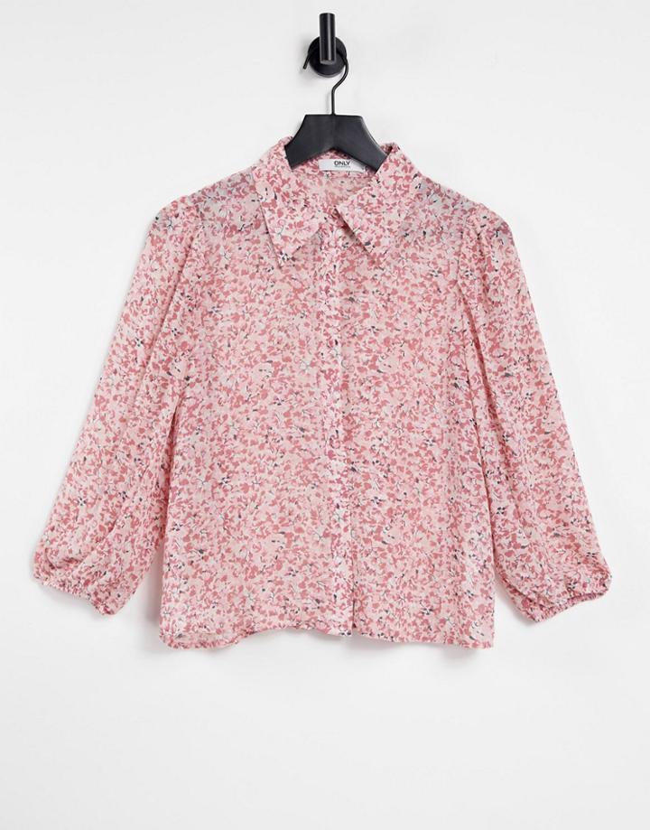 Only Shirt In Floral Print-multi