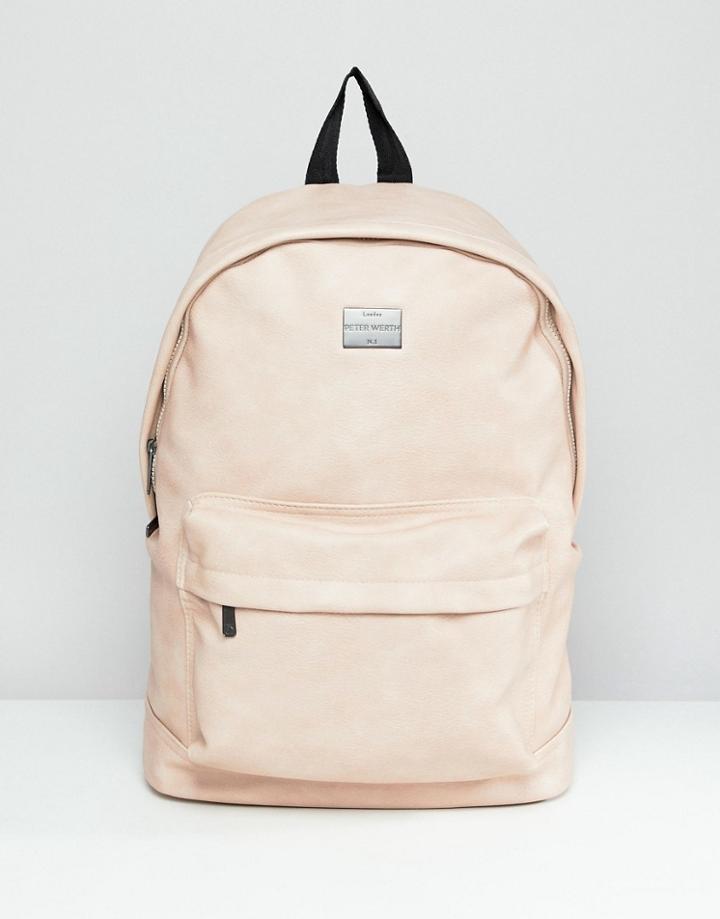 Peter Werth Verdon Vintage Backpack - Pink