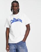 Carhartt Wip Amherst Logo T-shirt In White